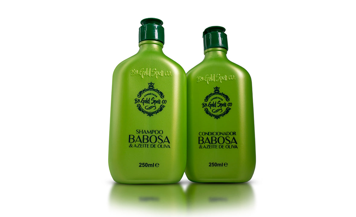 SHAMPOO & CONDICIONADOR | BABOSA & AZEITE DE OLIVA - 250ml